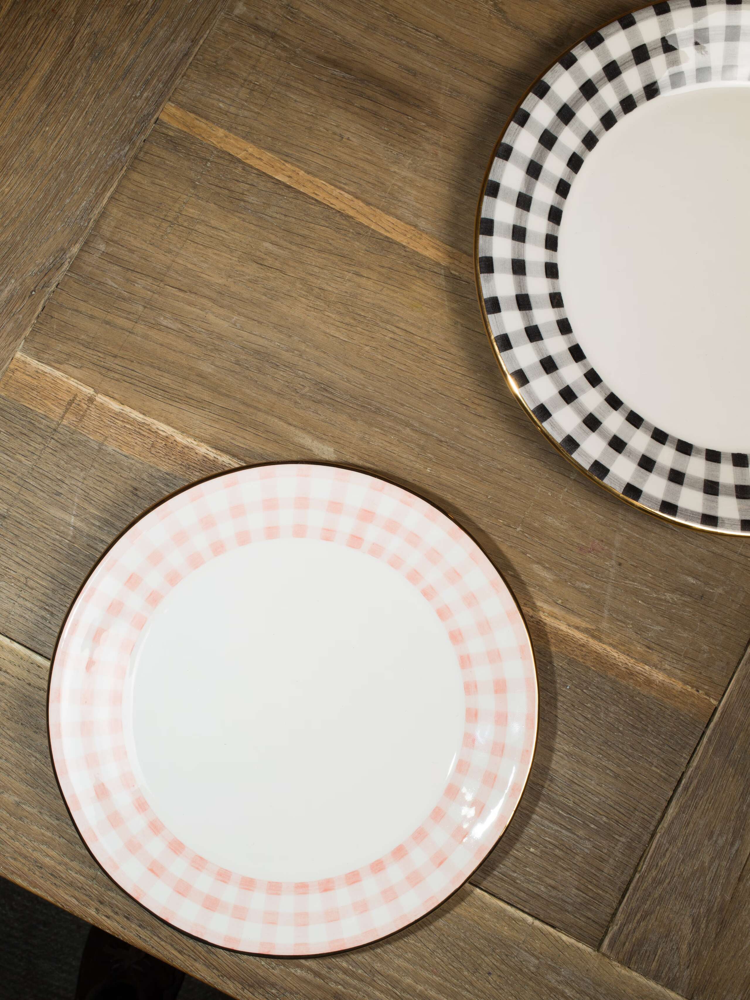 plate on table