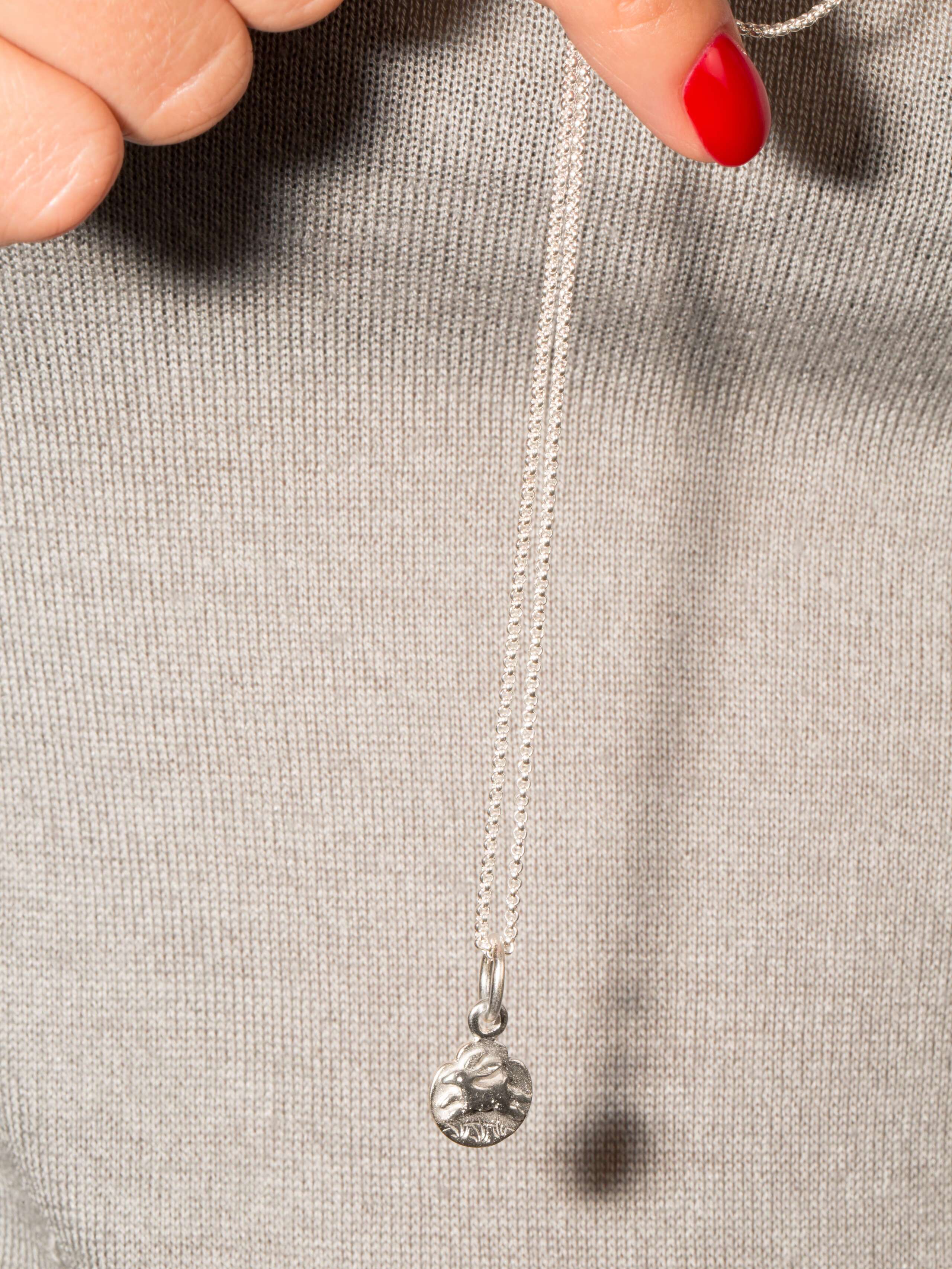 mini rabbit pendant 