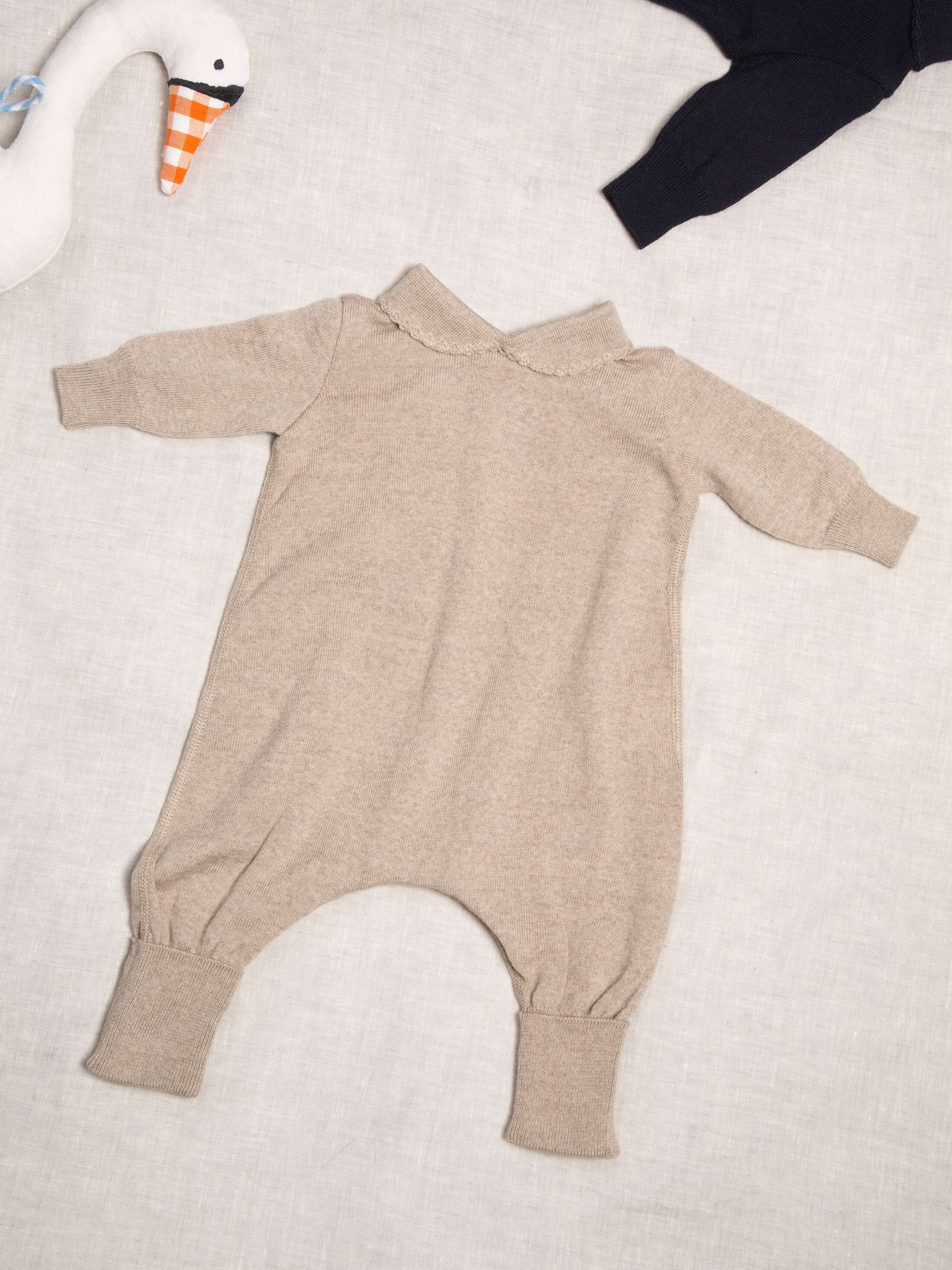 knitted baby romper