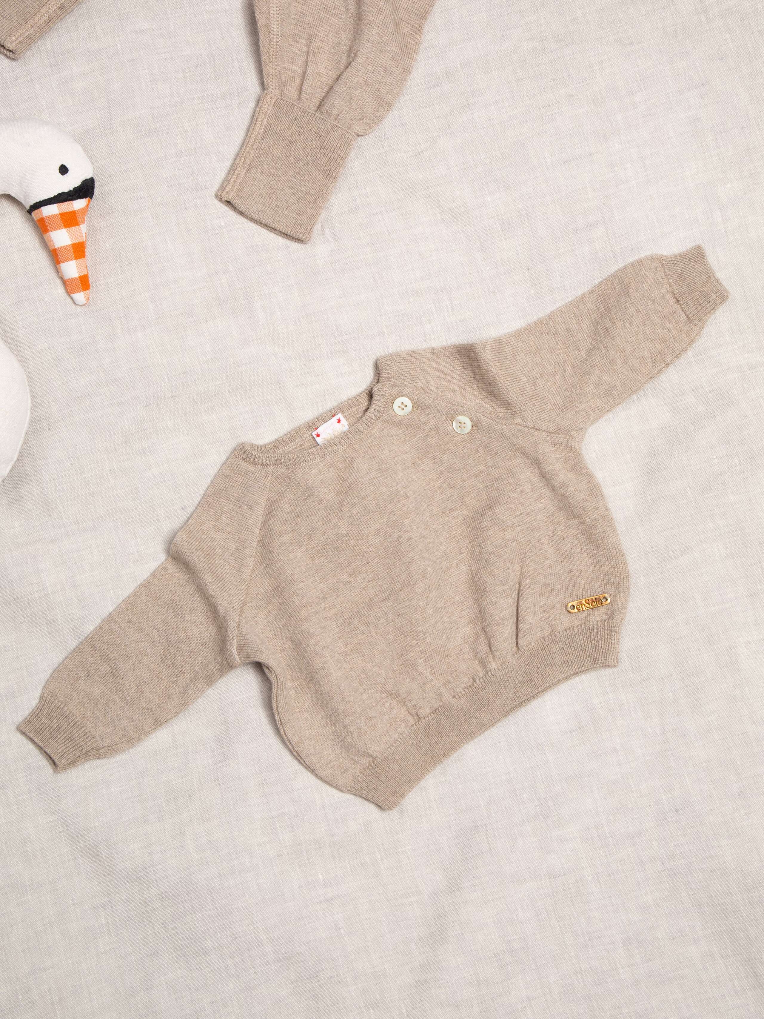 knitted baby sweater 