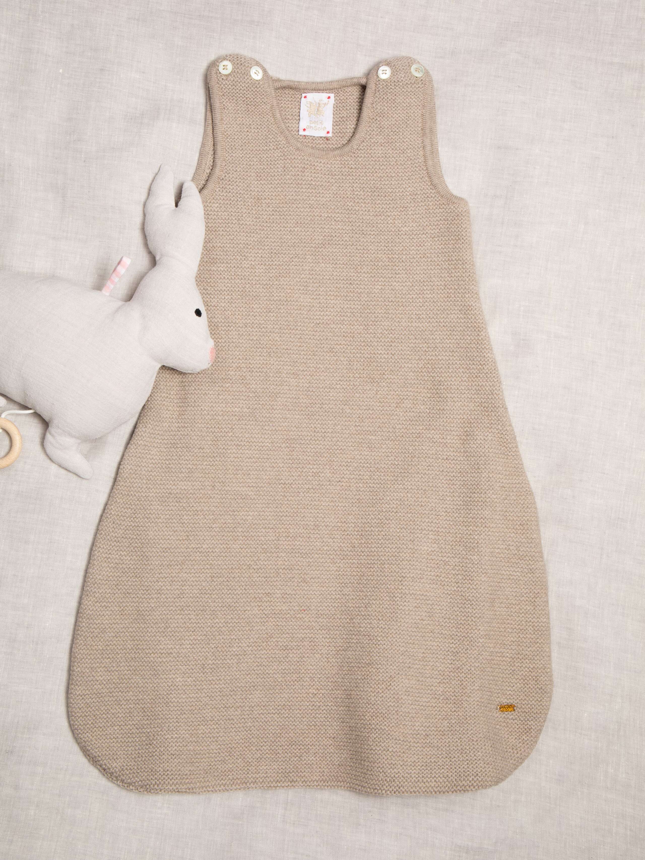 Baby sleeping bag knitted 