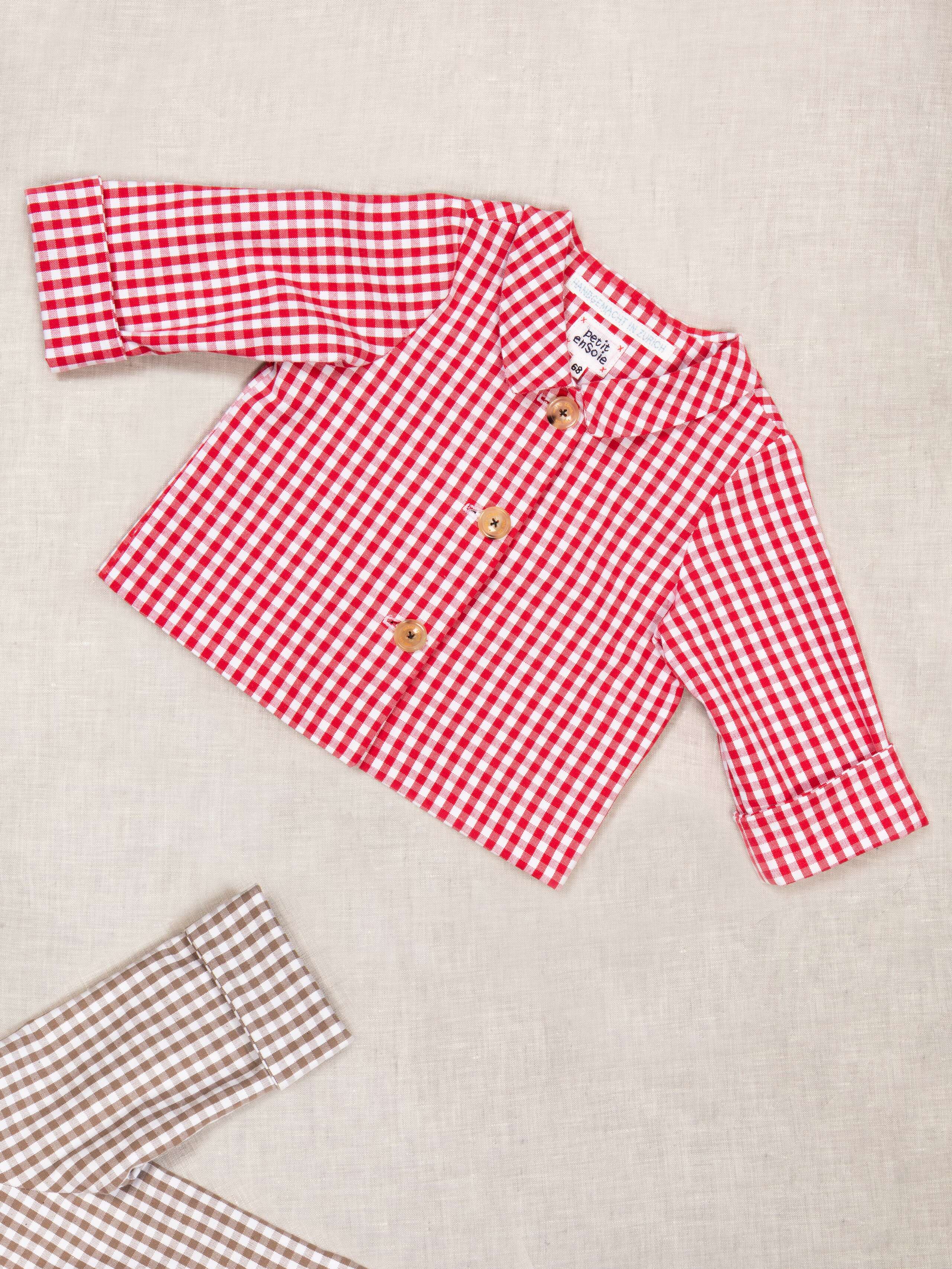 Baby jacket vichy 