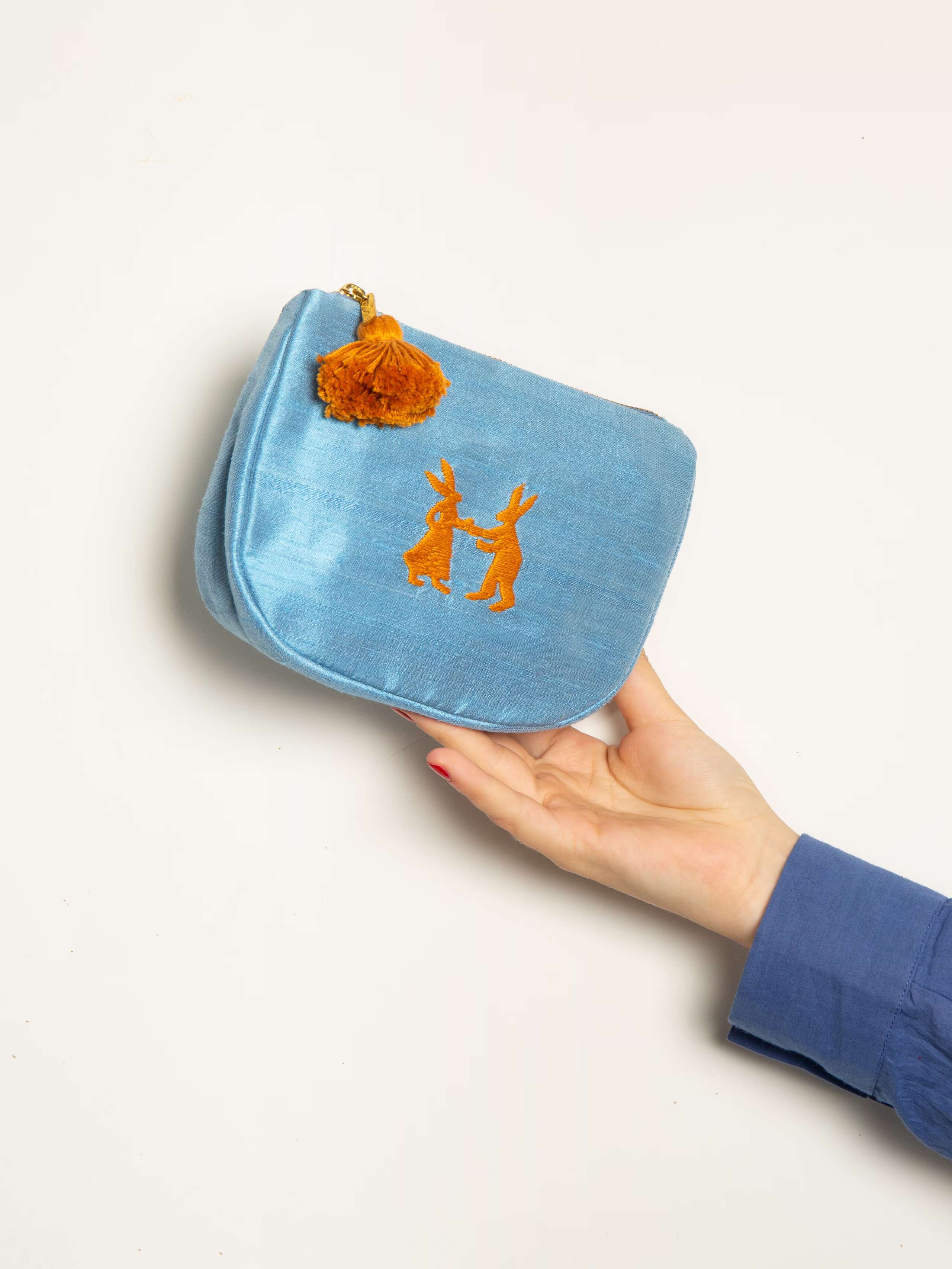 Stella inside bag