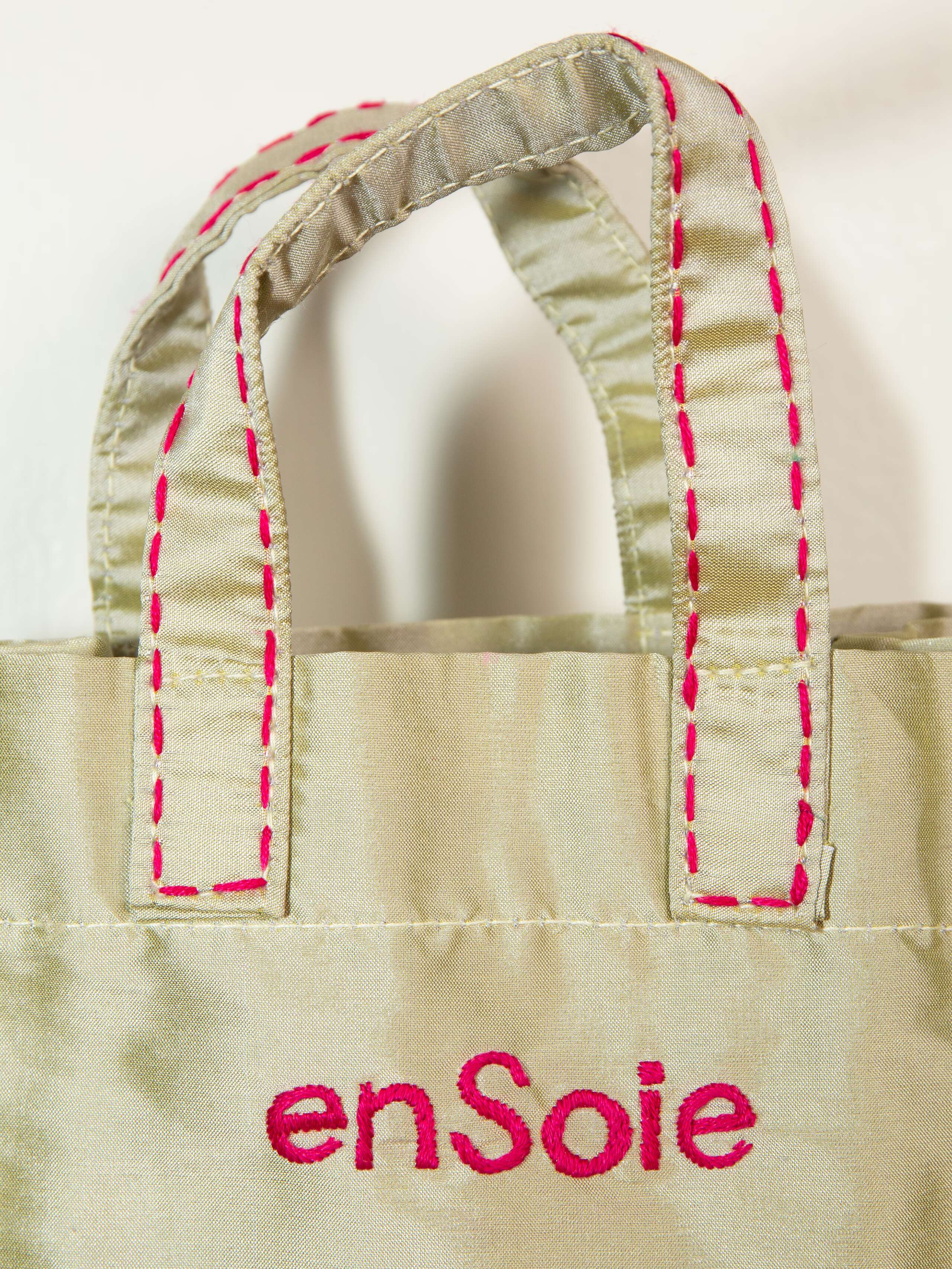 Cabas bag micro doupion