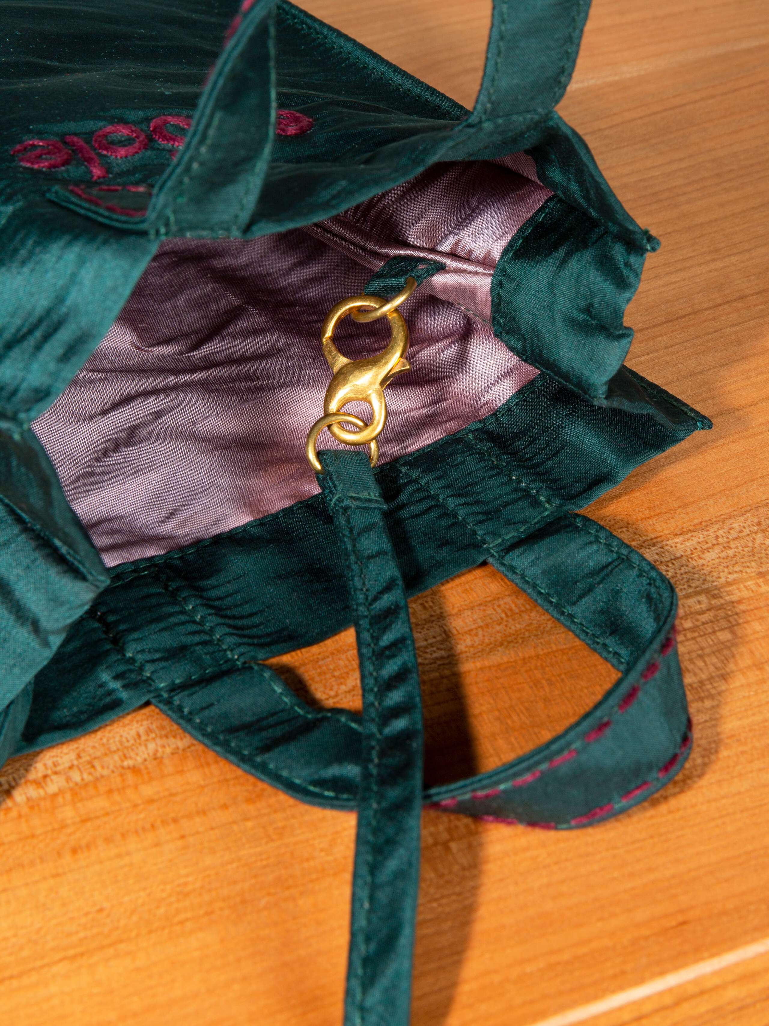 Cabas bag micro doupion