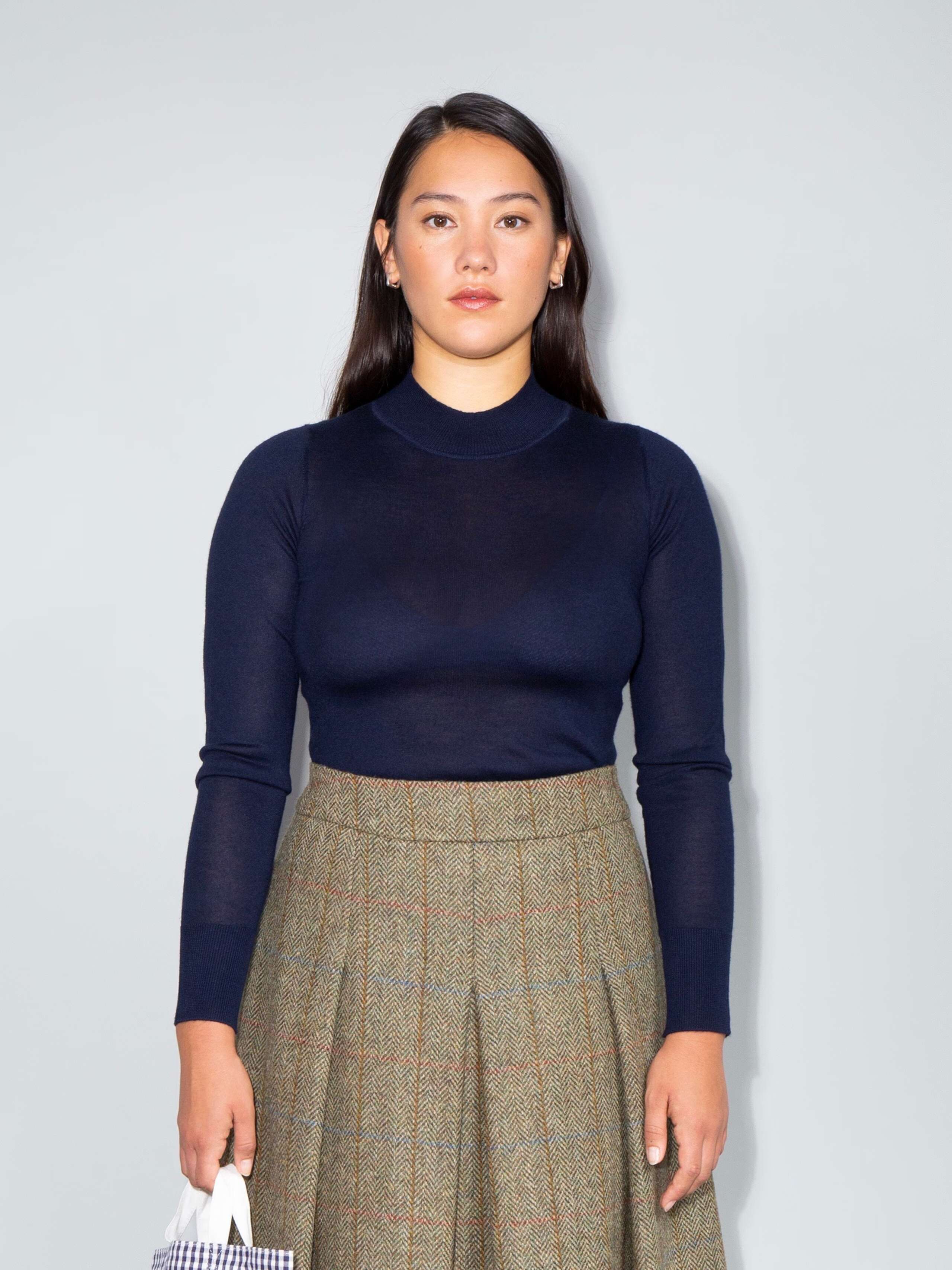 Mock turtleneck