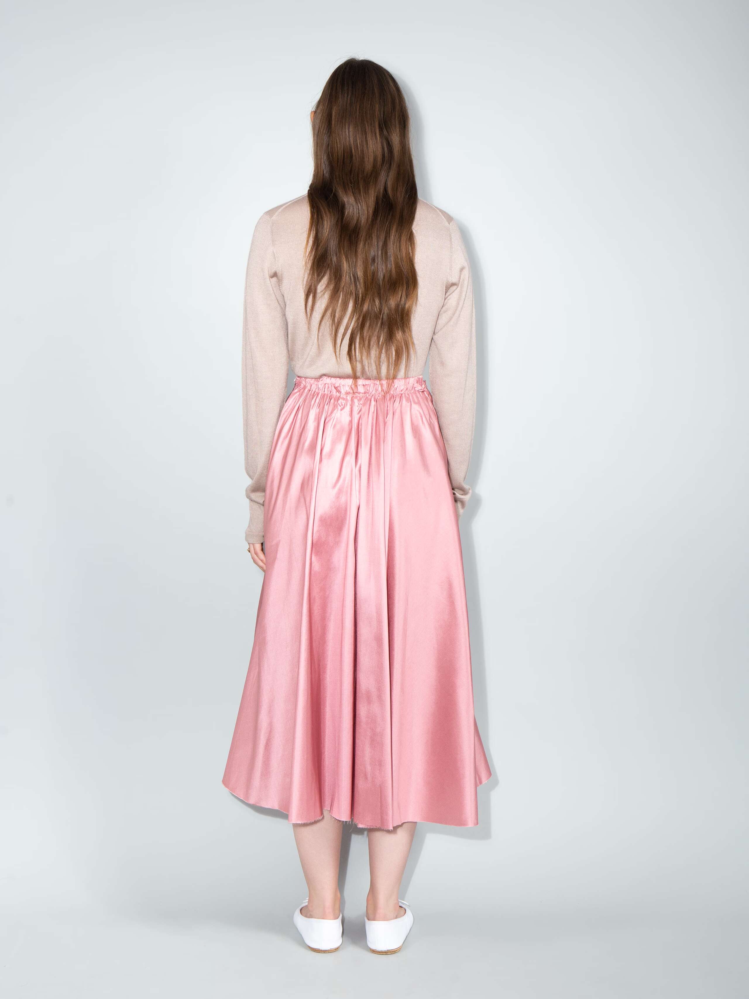 Berta silk skirt