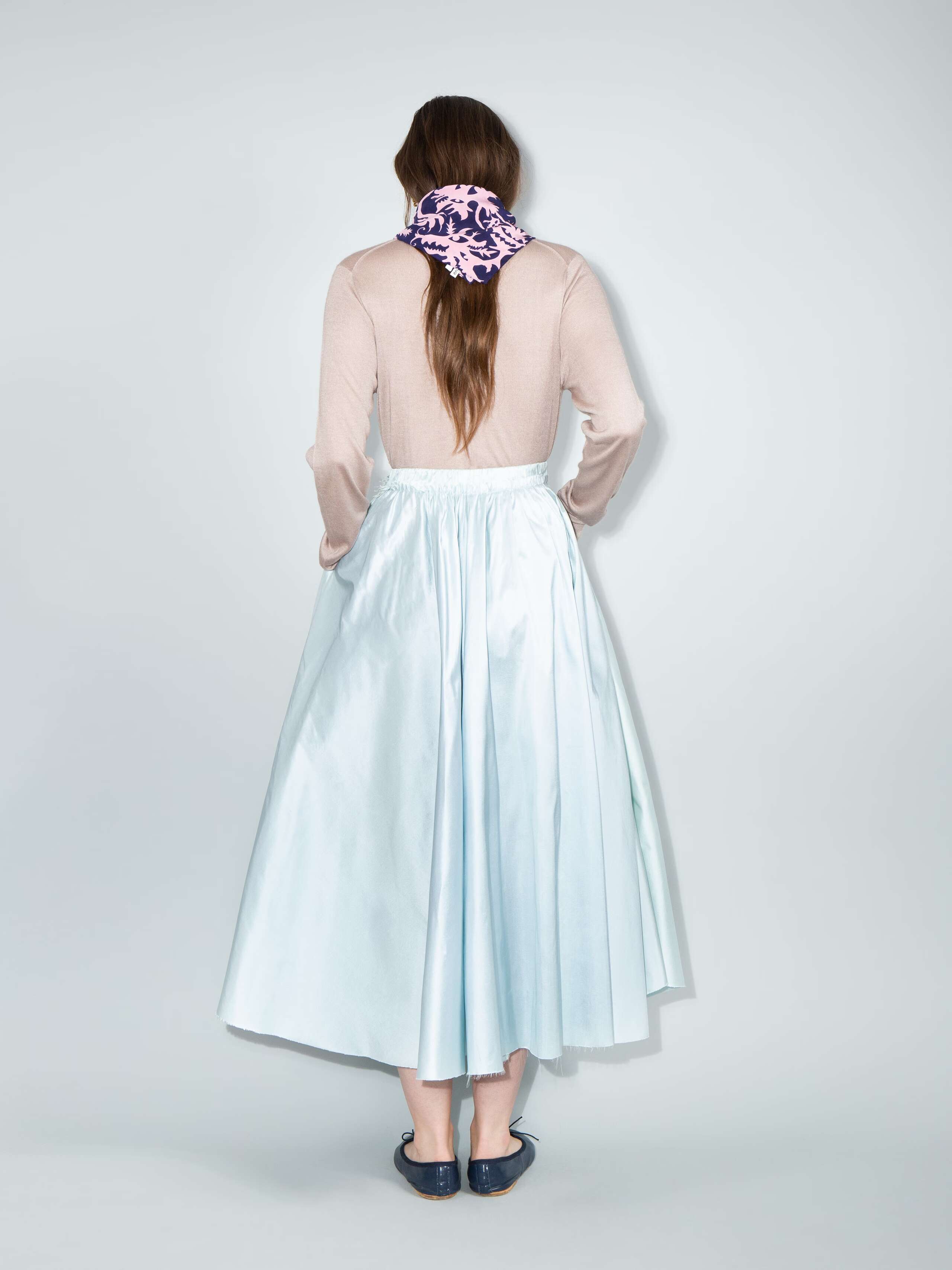Berta silk skirt