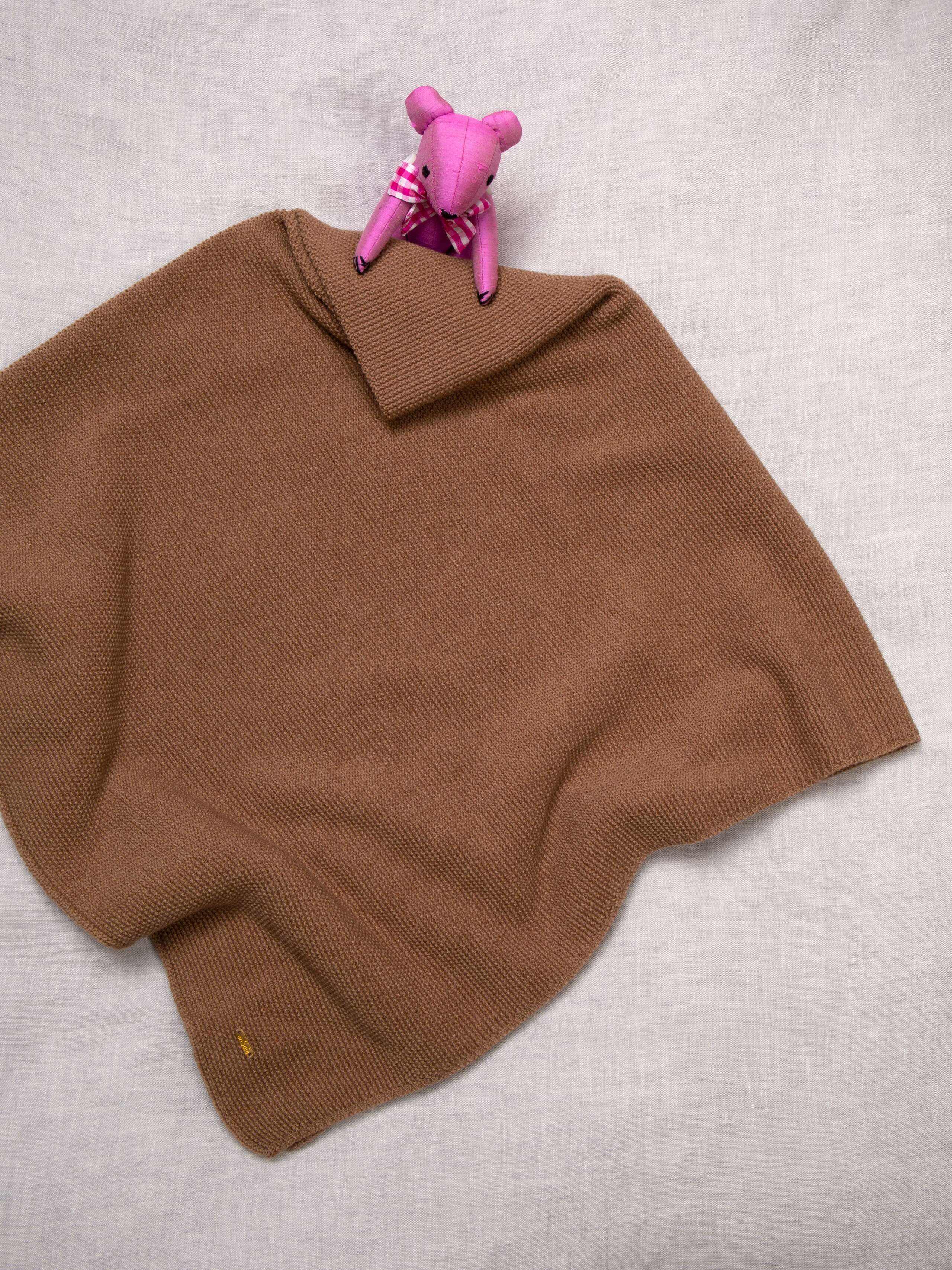 Knitted baby blanket