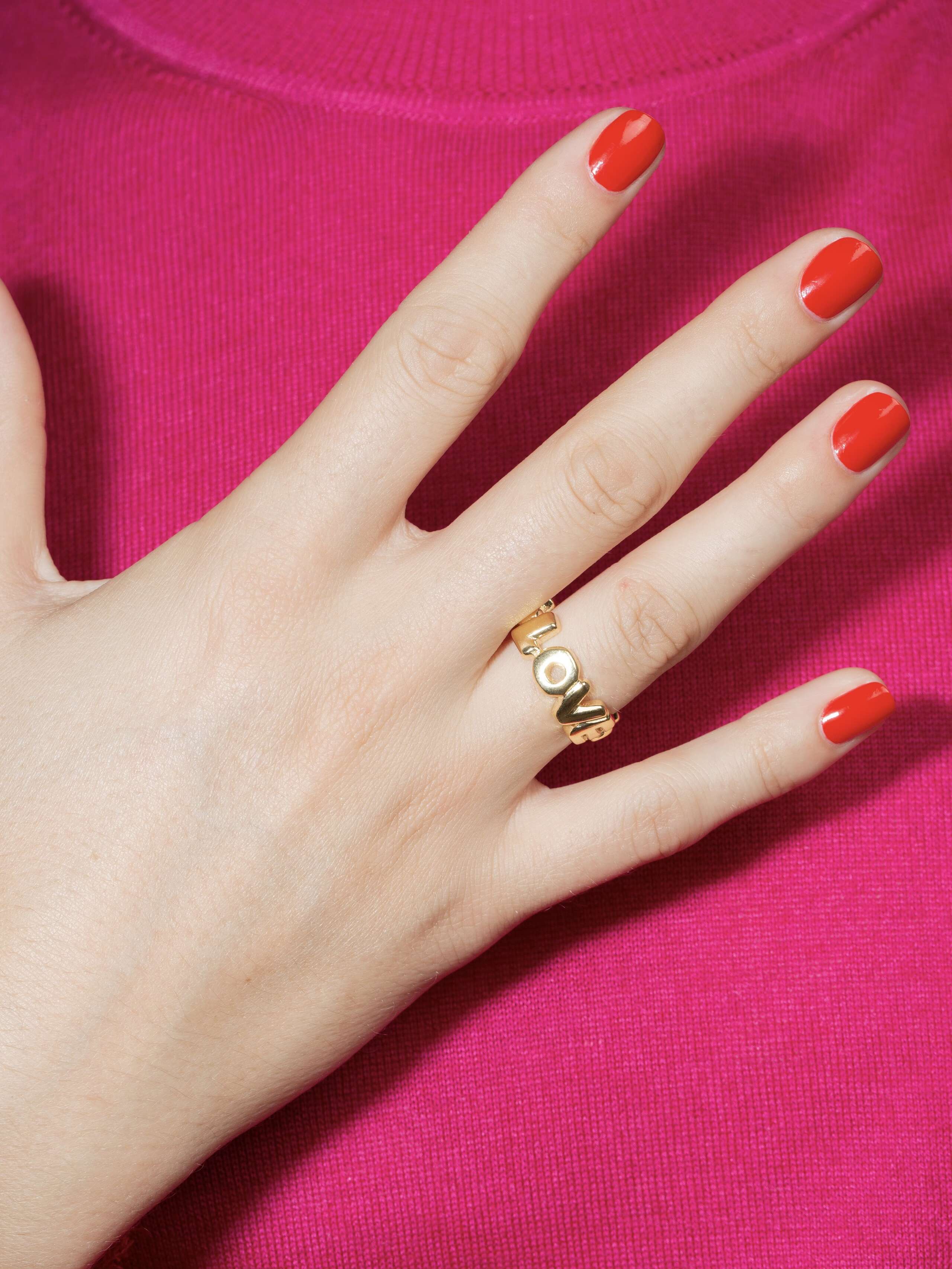 Fingerring gold - LOVE RULES 