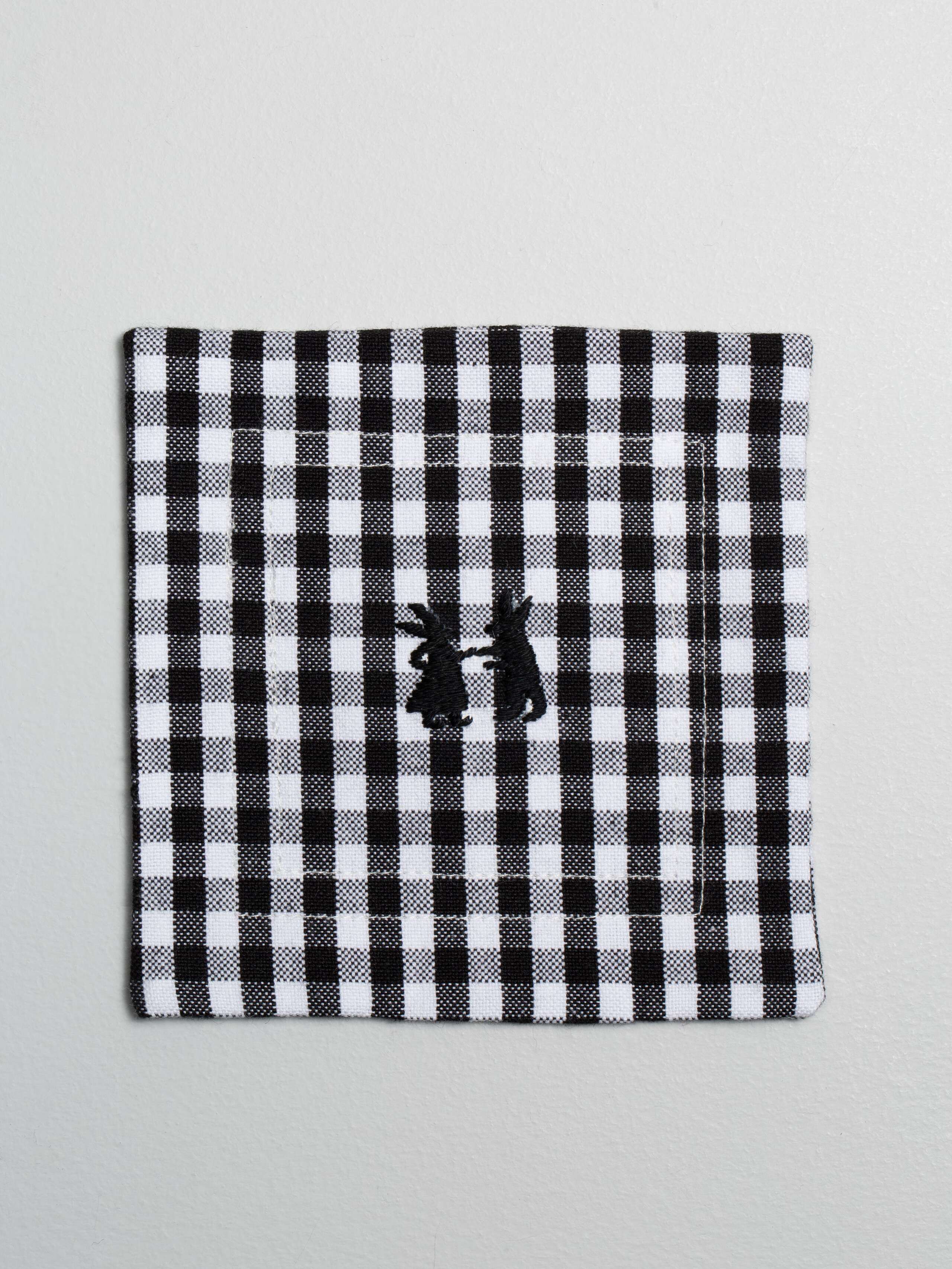 Coaster vichy and striped