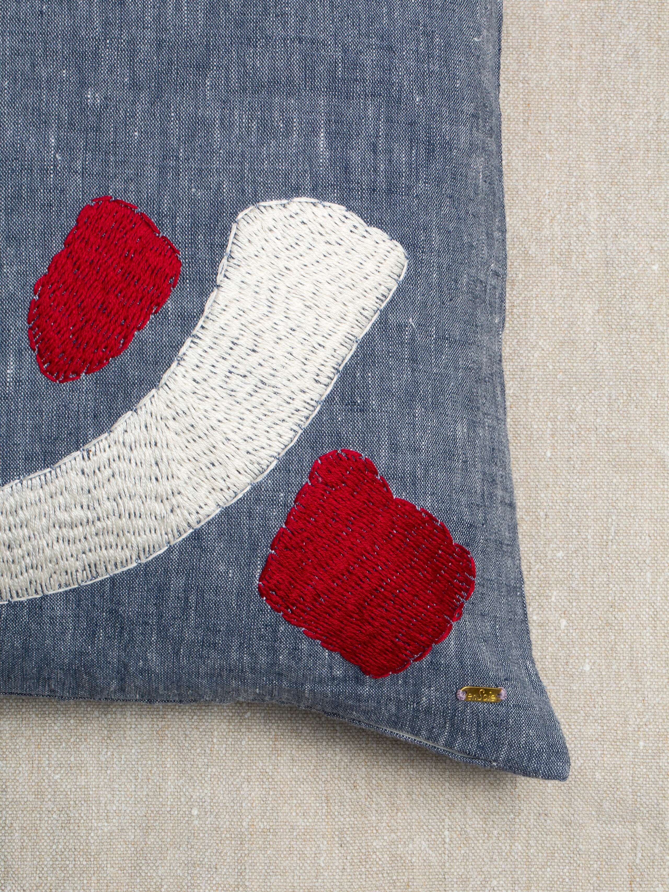 Linen Abstract pillow