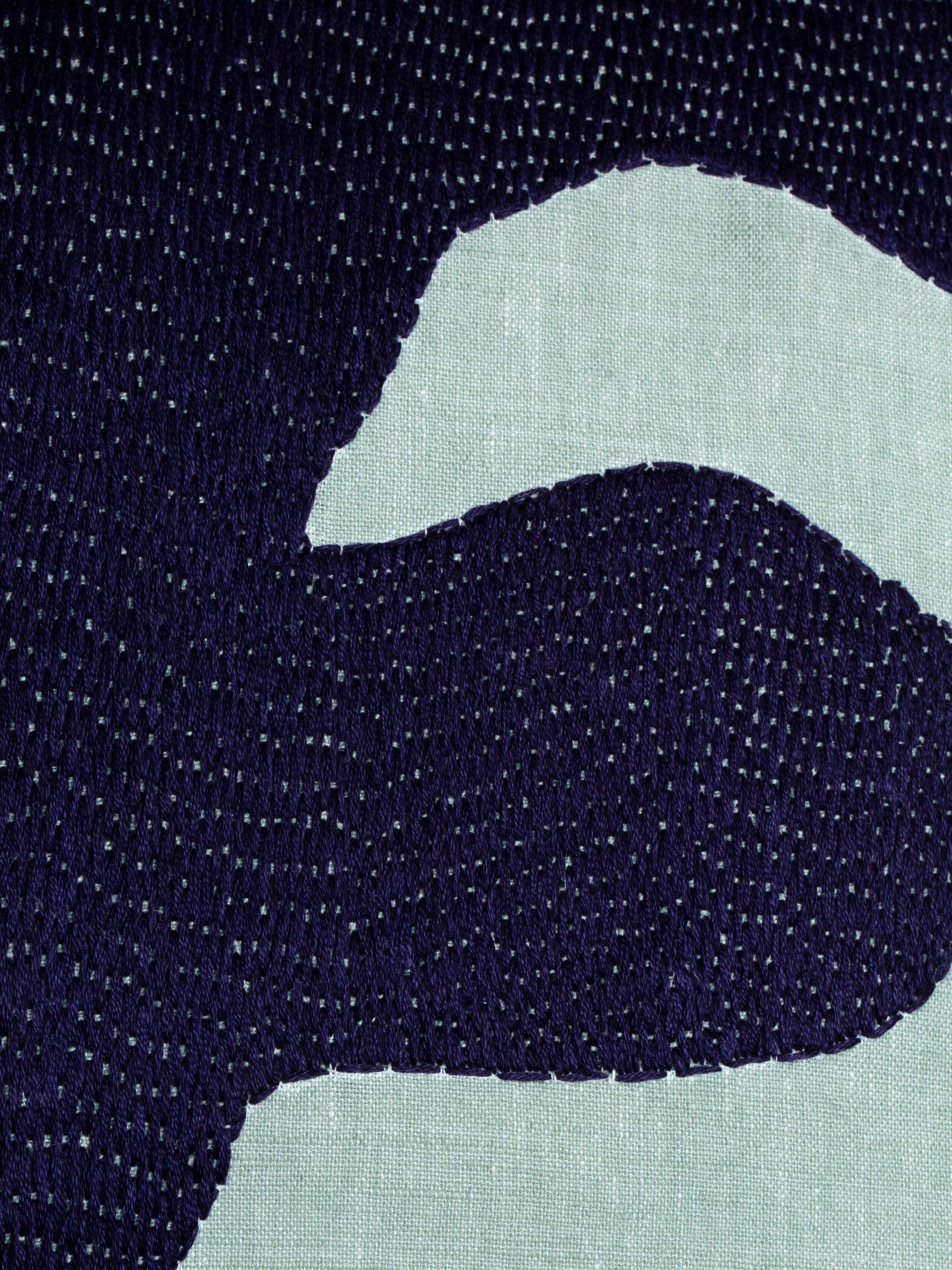 Linen Abstract pillow