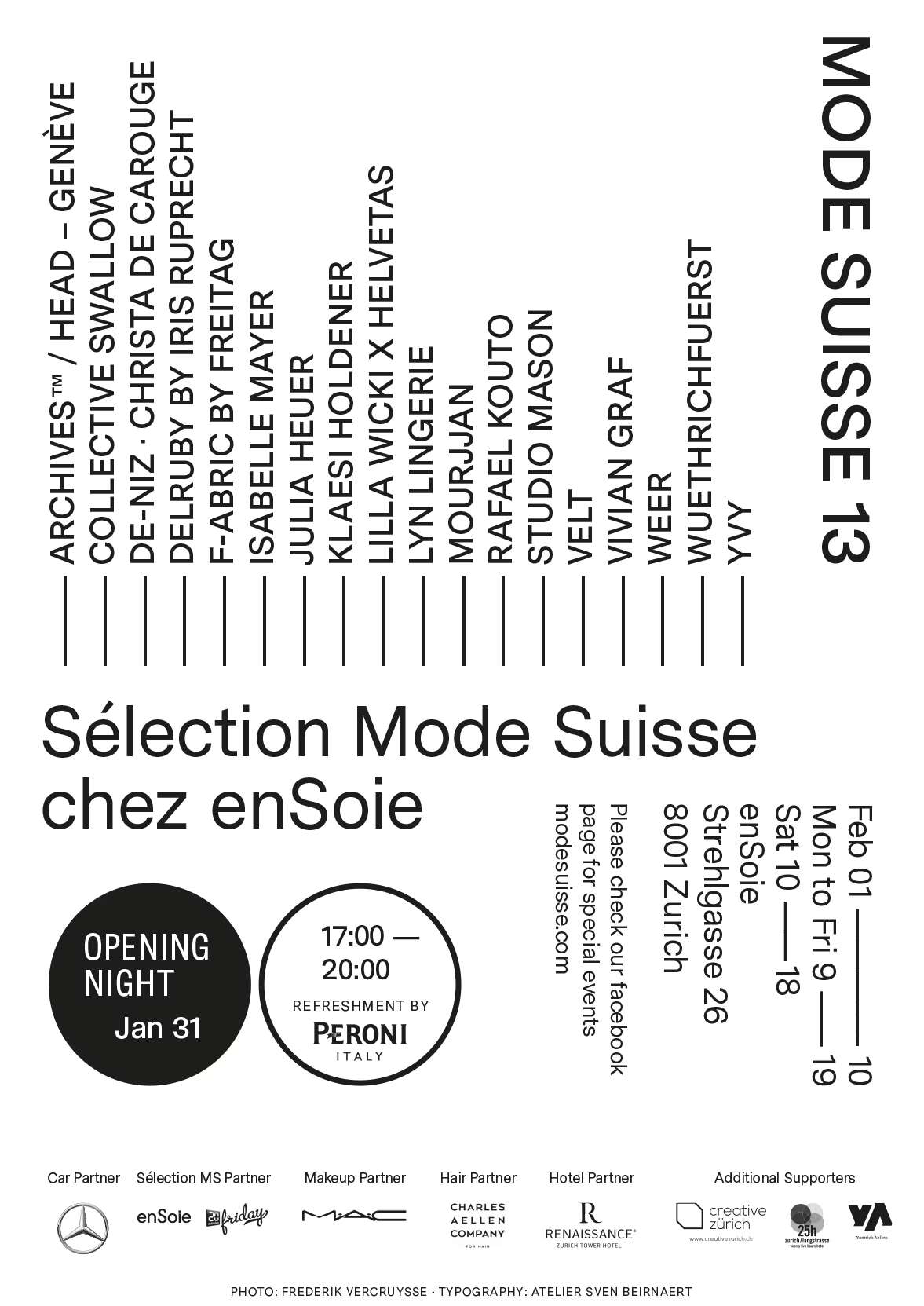 Sélection Mode Suisse chez enSoie flyer